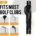 2 x Golf Grip Trainer - Correct Hand Position on Golf Club, Improve Swing Technique & Grip Strength, Lightweight Ergonomic Golf Training Aid for All Skill Levels