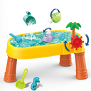 BELLOCHIDDO Water Table for Toddlers 1-3 - Sand and Water Table for Kids Ages 4-8, Outdoor Toys Backyard Beach Activity Sensory Play with 15 Accessories, Summer Gift for Girl Boy 3 4 5 6 7 8