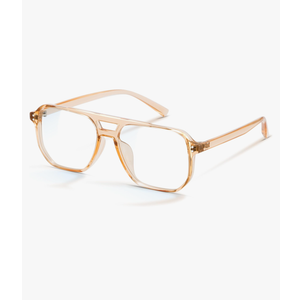 livho Blue Light Blocking Glasses, Fashion Fake Oversized Aviator Vintage Glasses, Retro Pilot Computer Glasses for Women/Men