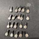 Double Wire Plug in Connector, 2-Pin Low Voltage Wire Connector with Locking Buckle, No-Stripping Quick Splice Clips for 22–18 AWG LED Strip Light＆Electrical Cable (20 Pcs)