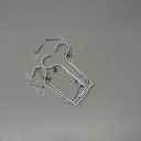 Curtain Rod Brackets Heavy Duty Drapery Hardware Adjustable Rod Holders for 7/8 or 1 Inch Rods, Set of 3 (White, Fits Rods Up To 1 Inch)