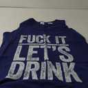Fuck It Let's Drink Shirt Funny Men Women Drinking Tank Top S