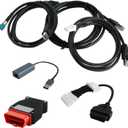 Diagnostic Cable Kit (6-Piece Set) for Tesla Model S/3/X/Y - OBD2 Adapter Harness 1013230-00-A, 1137658-00-C, 1930388-00-A - Professional USB Diagnostic Tools with OEM Connectors