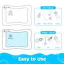 Yeeeasy Tummy Time Water Mat Inflatable Tummy Time Water Play Mat for Babies, Infants and Toddlers 3 to 24 Months Promote Development Toys Baby Toys essentials and Gifts