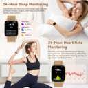 Smart Watch for Women Men Fitness: Waterproof Make Answer Call Digital Mens Watches Running Pedometer Smartwatch for Android Phone iPhone Samsung Compatible Heart Rate Monitor SpO2 Step Tracker Gold