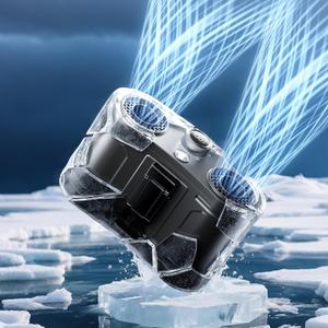 25000MAh Portable Waist Fan, 100 Speeds 34000RPM Strong Airflow, Belt Fan with up to 145H of Working Time, Flashlight,Rechargeable Wearable Personal Fans for Outdoor (Black)