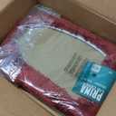 Popular Bath ST. Lucia Single Toilet Seat Lid Cover Size 18" x 18", Soft Long Toilet Seat Lid Plush Microfiber Water Absorbent Carpet Thick Luxury Floor Burgundy