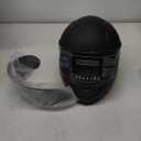 GLX GX11 Compact Motorcycle Helmet - Black, Large - Full Face w/ Tinted Visor, DOT Approved