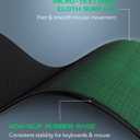 Black Shark Gaming Mouse Pad Desk Mat 47.2 x 23.6, Oversized Large Mouse Pad, Non-Slip Mousepad, Super-Thick with Special-Textured Surface, Anti-Fray Stitched Edges, Desk Pad Manta P4