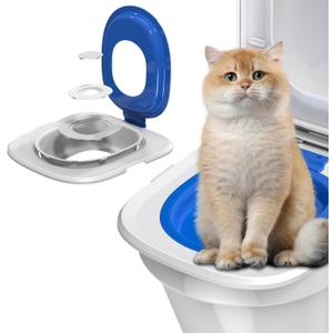 Cat Toilet Trainer Kit | Cat Potty Training Kit | Toilet Training for Cats & Cat Box
