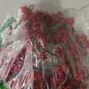 Syhood Christmas Berry String Garland with Lights Thanksgiving Artificial Lighted Garland for Home Xmas Winter Tree Decor Office Fireplace Mantel Decoration Holiday Valentines, 6 Ft (Red,1 Pc)