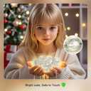 Ball Curtain Lights, Warm White Window Light 70 Balls Hanging Lights with Remote Fairy Led Twinkle String Light Home Bedroom Wall Ceiling Dcor for Christmas, Wedding, Party, Birthday
