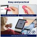 DATAFY [Case-Friendly] Page Turner for Kindle Paperwhite Oasis Kobo eReaders, Camera Camcorder Remote Controls, Page Turner Clicker for ipad Tablets Reading Novels with Wrist Strap Storage Bag