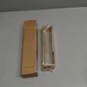 Self Adhesive Hand Towel Holder Rose Gold, 8 Inch Towel Holder for Bathroom Wall Mounted, Square Towel Bar Stick on Wall for Kitchen Cabinet RV (2 Pack)