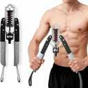 DERACY Chest Workout Equipment, Adjustable Forearm Strengthener, Carbon Steel Twister Arm Trainer, Upper Body Strength Trainer for Home Gym