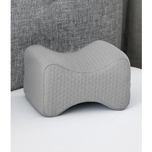 Memory Foam Leg Pillow for Side Sleepers - Relax from Sciatica, Back, HIPS, Knees, and Joints - Removable and Washable Cover - Perfect for Pregnancy and Nursing (Grey-Extra Soft)