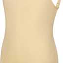 Dayrose Girls Nude Leotard, Seamless Dance Undergarment for Girls with Adjustable Straps for Ballet/Gymnastics/Skating