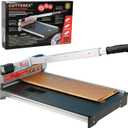Heavy Duty 13" Professional Laminate Floor Cutter, Vinyl Floor Cutter, Multi-layer Flooring, Parquet, Fiber Cement Wall Panels, Rubber Concave Base, LVT, VCT, SPC, PVC, LVP, WPC, Vinyl Plank