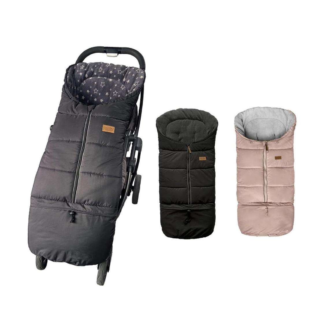 0-5T Length Ajustable Waterproof Stroller Winter Cover for All Stroller, XL Stroller Bunting Bag, Outdoor Tour Winter Stroller Sleeping Bag Infant to Toddler to Pre School (Star)