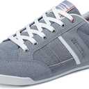ARRIGO BELLO Mens Casual Shoes Fashion Sneakers Breathable Comfort Classic Lace-Up Low Top Walking Shoes (10, C-grey)