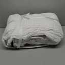 Bedsure 100% Cotton Blanket Queen Size for Bed - Breathable and Soft, Waffle Weave Blanket for Summer Spring, White, 90x90 Inches