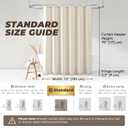 Linen Shower Curtain Boho Beige Shower Curtains for Bathroom Thick Fabric Shower Curtain with Tassels Neutral Shower Curtains Rustic Farmhouse Bath Decor 72 Inch