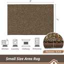 BEQHAUSE 2x3 Entryway Rug Indoor Door Mat Non-Slip Washable, Hallway Rugs Absorbent & Stain Resistant Hall Carpet Runner Rugs for Entryway, Front Door Floor Mats Laundry Room Rugs for Entry, Brown