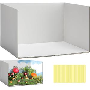 codree Lengthen Cardboard Diorama Kit, Diorama Box for Display, Diorama Project Supplies Display Case with Double Sided Tapes for DIY Crafts Toys, 13 x 8.7 x 8.3 Inch