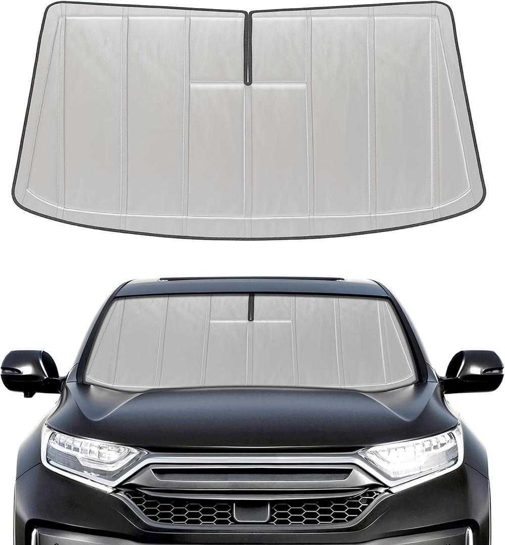 Sunshade for Car Windshield, for Tesla Model Y Model 3, Car Sun Shade for Lexus RX(2016-2025), Vehicle Accessories Front Window Shield Sun Visor Protector Block UV Ray Heat, 57 29.5 inches