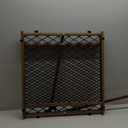 29"-40" Baby Gate for Stairs, Auto Close Stroller Friendly Dog Gate Indoor for Doorways, Pressure Mounted Baby Gate, Easy Walk Through Gate for Children & Pets, Brown