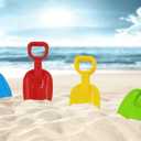 Beach Sand Shovel Day Play Set, 10.5" Inch Shovel, Birthday Treats for Boys and Girls (4-Pack)