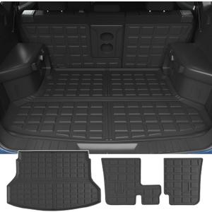 powoq Trunk Mat Compatible with 2014-2020 Nissan Rogue SV S SL Cargo Mat TPE Backrest Trunk Liner Cargo Liner Replacement for 2014-2020 Nissan Rogue Accessories