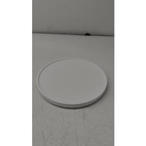 White Lazy Susan, 13.2 Inch Non-Skid Bamboo Turntable for Kitchen Table Cabinets and Closets, Wood Organizer for Kitchen Countertop