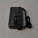 PRUNUS NOAA Weather AM FM Portable Radio,Battery Operated Radio by 3X D Cell Batteries or AC Power with Best Reception,Flashlight, Earphone Jack for Emergency Household&Outdoor,Plug in Wall by J15WB