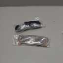 BUTABY Rectangle Sunglasses for Women Retro Driving Glasses 90s Vintage Fashion Narrow Square Frame UV400 Protection (Black Frame Grey Lens+beige Frame Brown Lens)