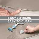 Under Sink Mat, 31" x 22" Waterproof Silicone Under Sink Tray for Kitchen & Laundry Cabinets, Kitchen Cabinet Shelf Protector, Up to 3.2 Gallons Liquid, Fits 36 inch Standard Cabinet(Apricot)