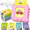 Talking Flash Cards,Kids Toddler Flash Cards with 240 Sight Words,Montessori Toys,Autism Sensory Toys,Speech Therapy Toys,Learning Educational Gifts for Age 1 2 3 4 5 Years Old Boys and Girls