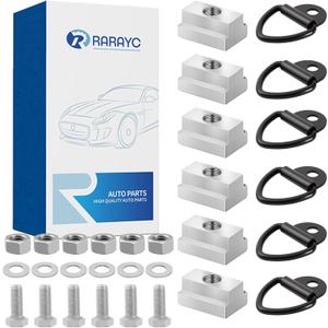 6 PCS Bed Rail Accessories for Toyota Tacoma & Toyota Tundra