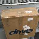 Drive Medical Rollator Walker with Seat - Stable Mobility Support - Height Adjustable - Durable Steel Frame Construction - Smooth 7.5" Wheels - Foldable - 350 Lb Limit - Blue