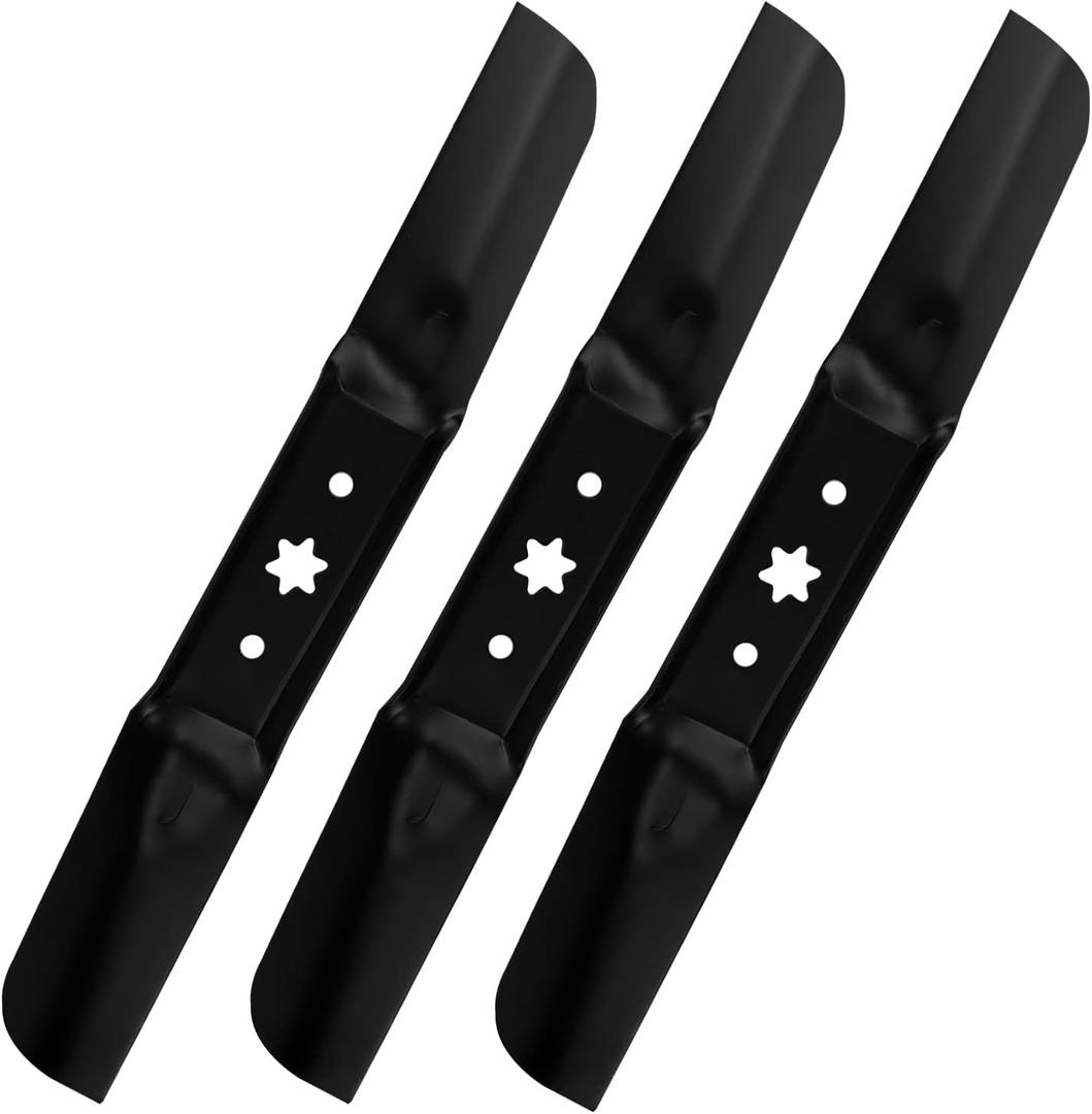 942-05056A High Lift Mower Blades for Cub Cadet Ultima 54" Deck ZT1 ZT2 XT1 XT2 RZT for Troy Bilt Mustang 54 Inch Lawn Tractor Replace 942-05056 742-05056 742-05056A 6-Point Star Mower Blades 3 Pack