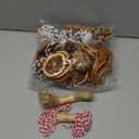 60 Set Christmas Tree Decorations Natural Pine Cones Dried Orange Slices Cinnamon Sticks Hanging Ornaments DIY Handmade Crafts with Hemp Rope and Plastic Needle for Fireplace Wall Xmas Tree Decor