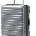 Lekesky 16 Inch Underseat Carry On Luggage Airline Approved, Small Hard Shell Suitcase with TSA Lock Spinner Wheels, Lightweight Personal Item Carry-On for Travel, Grey