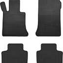 Car Floor Mats Custom Fit for Mercedes Benz GLK 350 2010-2015 Black Rubber All Weather Protection Auto Floor Liners Heavy Duty Odorless
