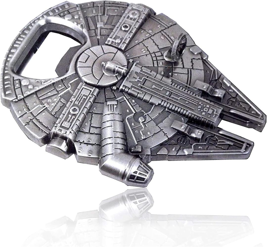 LuxuryTeech Millennium Falcon Metal Bottle Opener Keychain Wars - Beer Bottle Opener Millennium Falcon Keychain & Gift