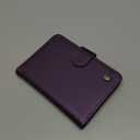 For Magsafe Wallet, Magnetic Phone Wallet with RFID Blocking 6-Card Holder for Men Women Minimalist Slim PU Leather Kickstand for iPhone 17 Air 16 15 14 13 12 Pro Max Plus, Elegant Purple