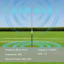 Upgraded JPC-350 100W HF Antennas for Ham Radio, 80-6 Meters 8 Bands, Portable Hf Vertical Antenna for Outdoor 5.6 Meter(18.4Ft) (M10)