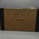 AX WABER Mobile TV Stand with Power Outlets, Floor Portable TV Stand with Wheels for 27-65Inch LCD LED OLED Flat/Curved Panel Screen TVs, Swivel,Height Adjustable&Wood Base, RollingTV Cart White (Grain)