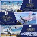 LEAMBE 4 Channel RC Plane - Ready to Fly Aerobatic Aircraft, Easy Control for Beginners, F4U Corsair RC Airplane Best Gift for Adults