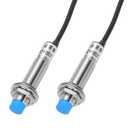 MECCANIXITY M12 Approach Sensor Inductive Proximity Sensor Switch NO Normally Open NPN 4mm Detection Distance, DC 6-36V LJ12A3-4-Z/BX, 3.9ft, 2Set