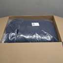 Amazon Basics Soft, Warm Down Alternative Queen Size Comforter Set, All-Season 3-Piece Bedding with Breathable Microfiber, Pinch Pleat Design, Full/Queen, Navy Blue